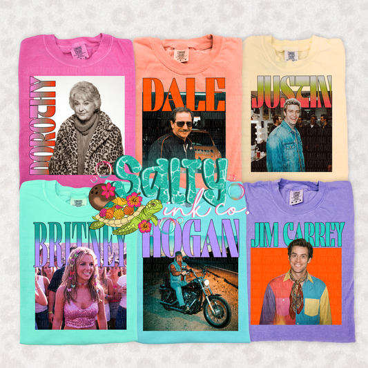 Trendy actor tees